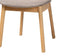 Darrion Mid-Century Modern Grey Fabric and Natural Oak Finished Wood 2-Piece Dining Chair Set FredCo