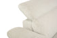 Dayana Beige Boucle Power Recliner Sectional Sofa for 5 People with Cupholder Console & Adjustable Headrest FredCo