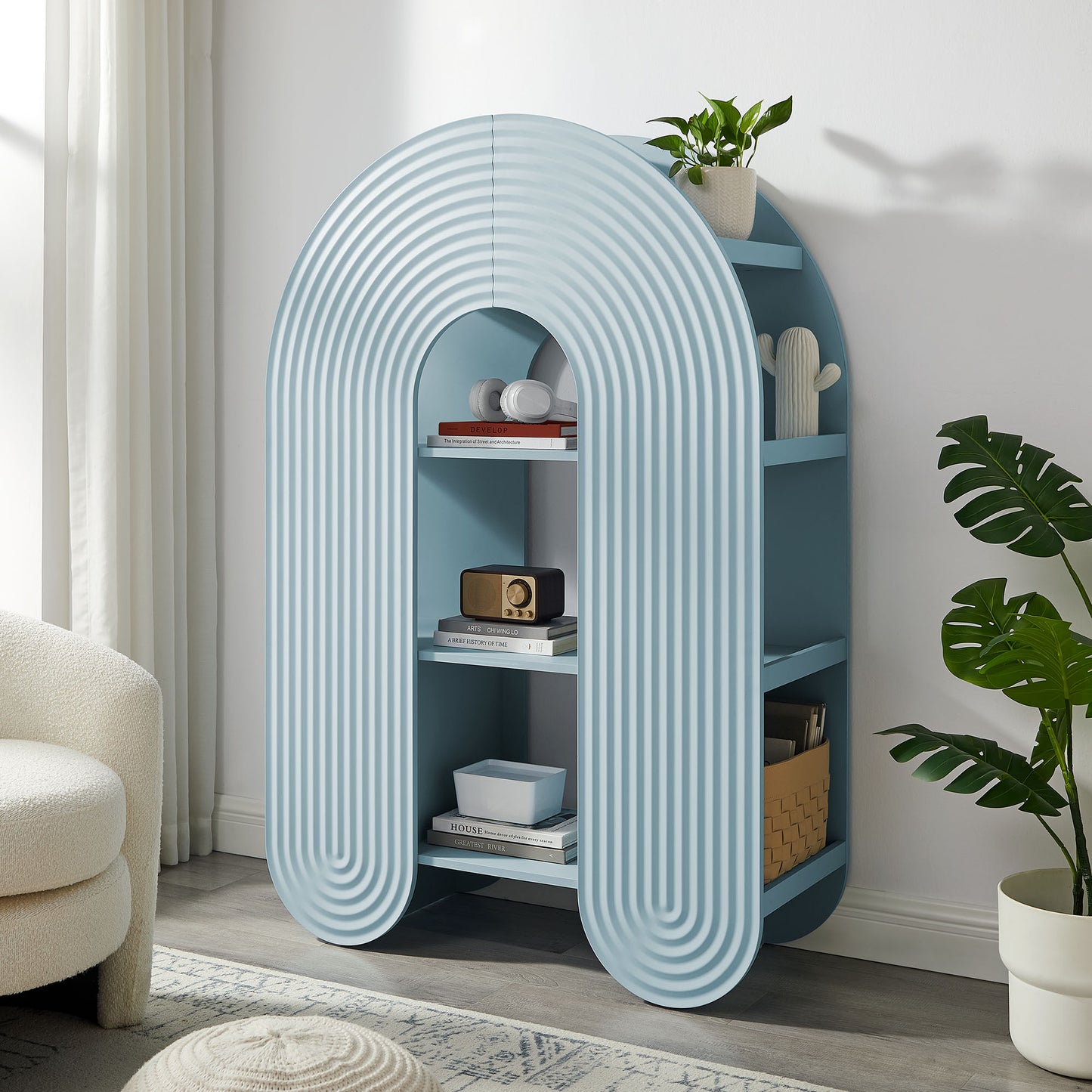 Daydream 58" Arched Bookshelf by Modway EEI-7390 FredCo