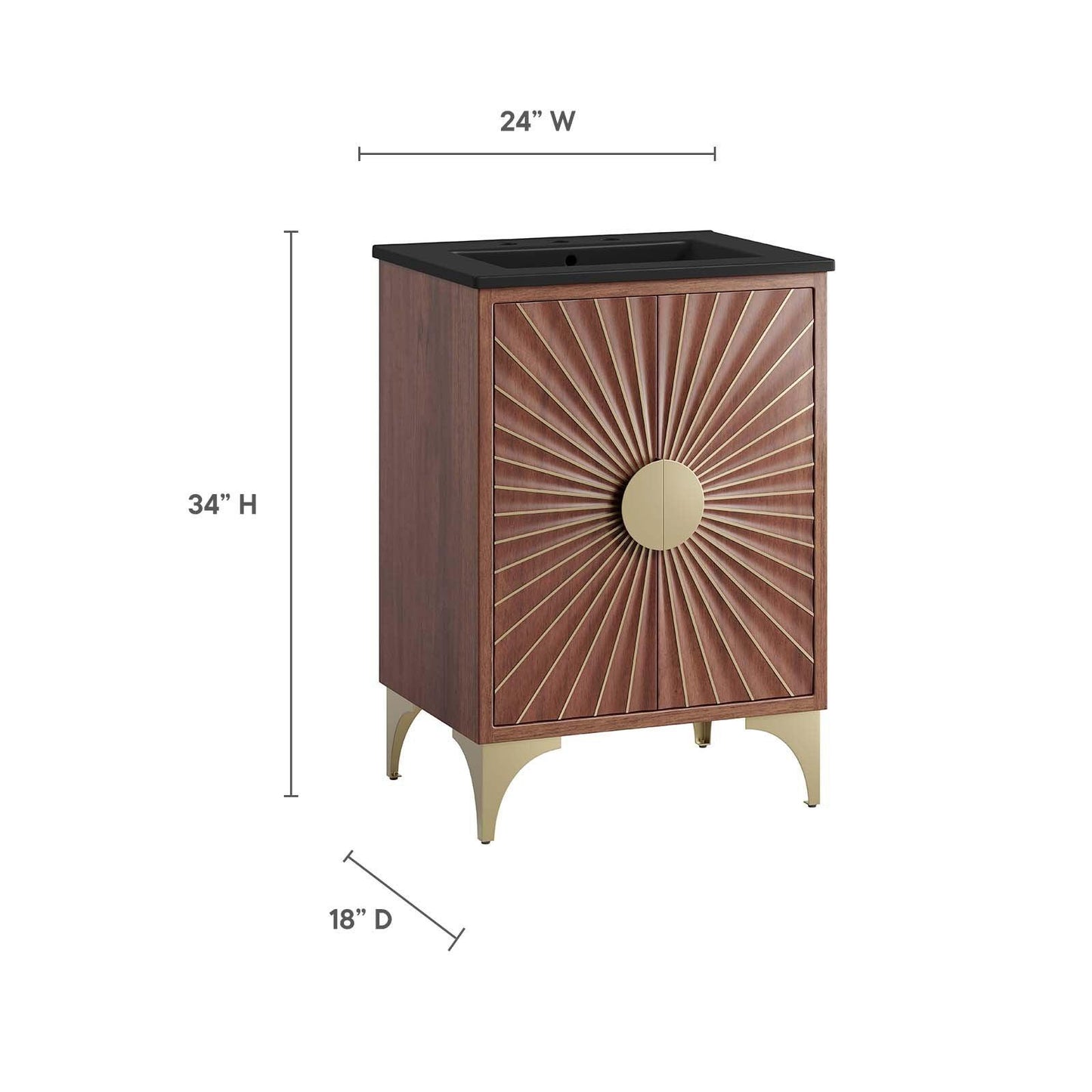 Daylight 24" Bathroom Vanity, EEI-6292 FredCo