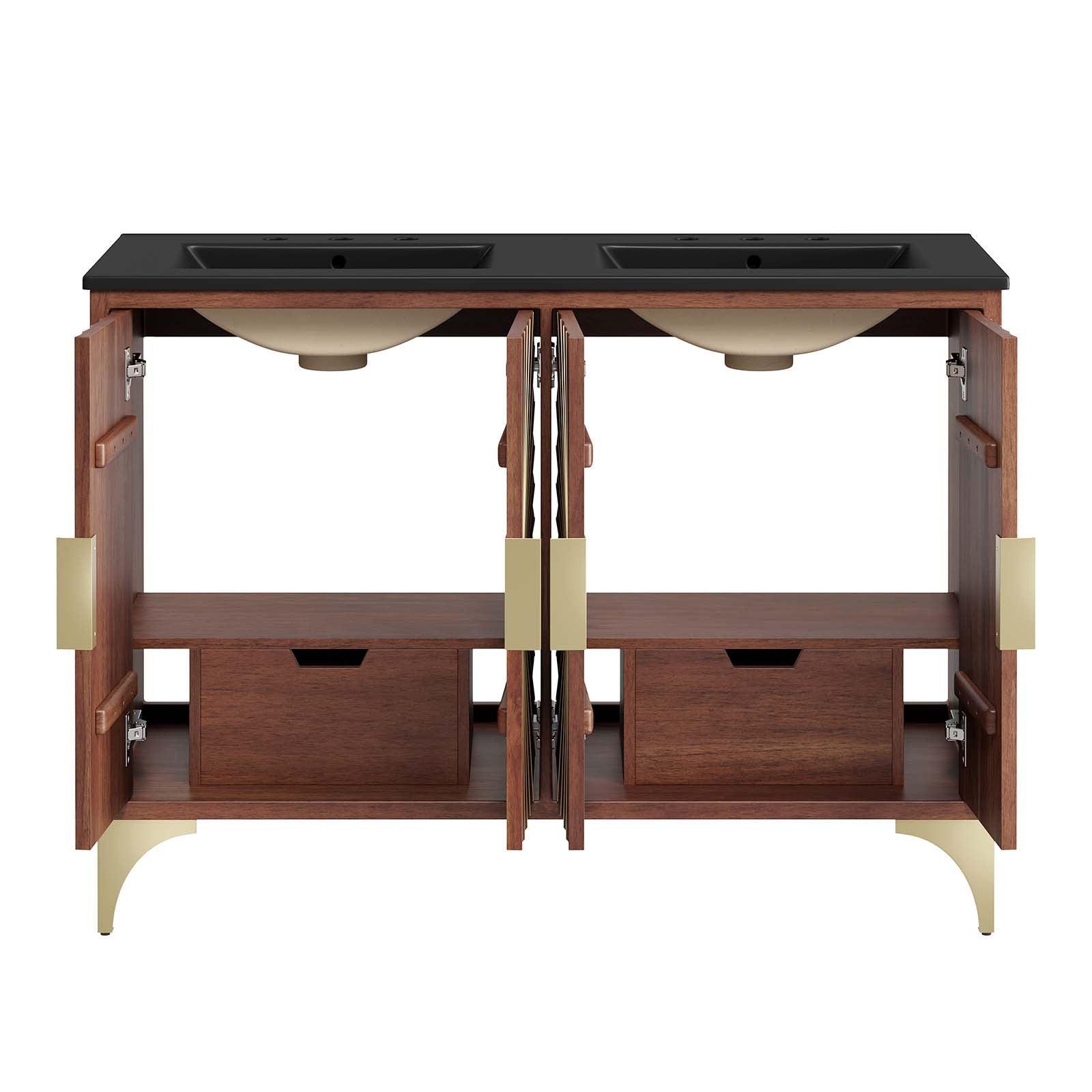 Daylight 48" Double Sink Bathroom Vanity, EEI-6308 FredCo