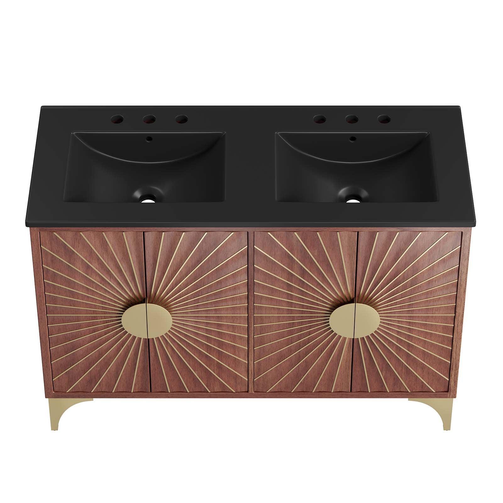 Daylight 48" Double Sink Bathroom Vanity, EEI-6308 FredCo