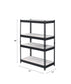 Decmus Natural & Black Finish Bookshelf FredCo