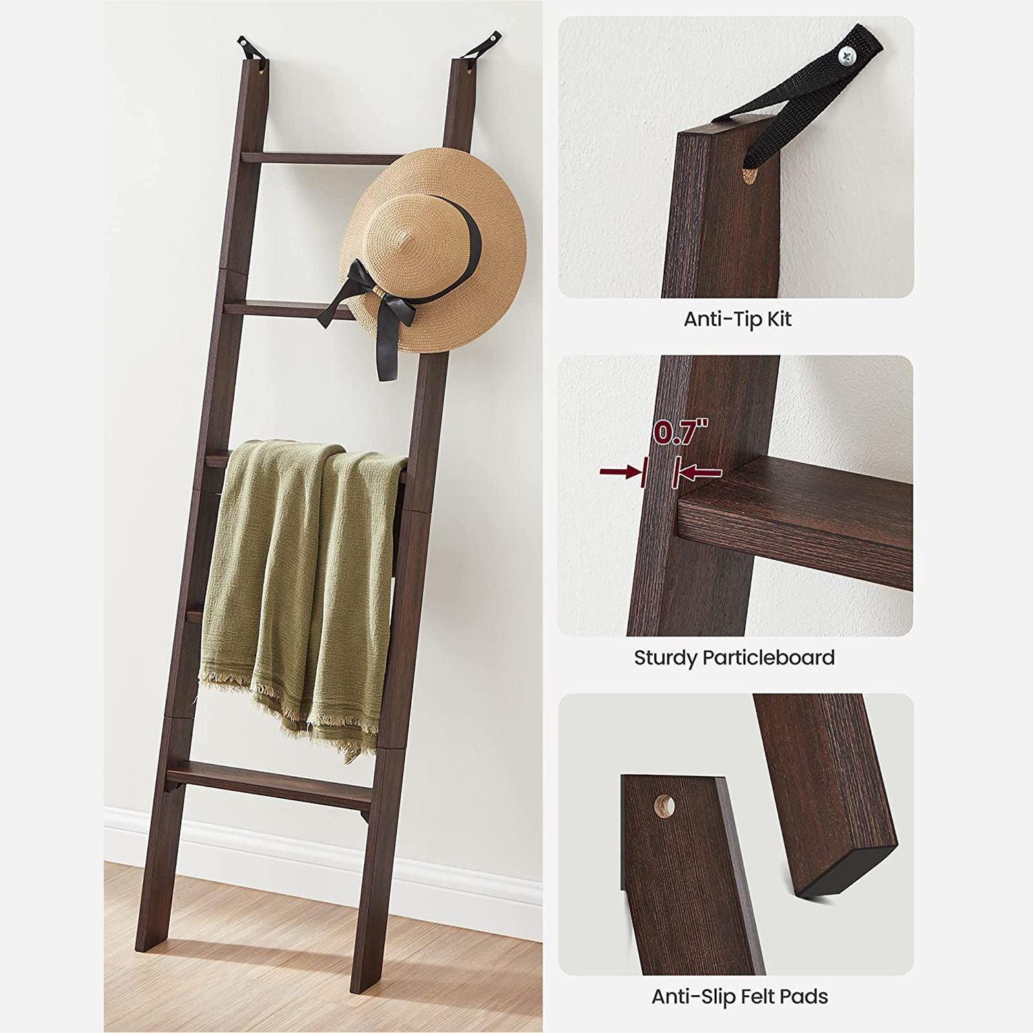 Decorative Farmhouse Blanket Ladder FredCo