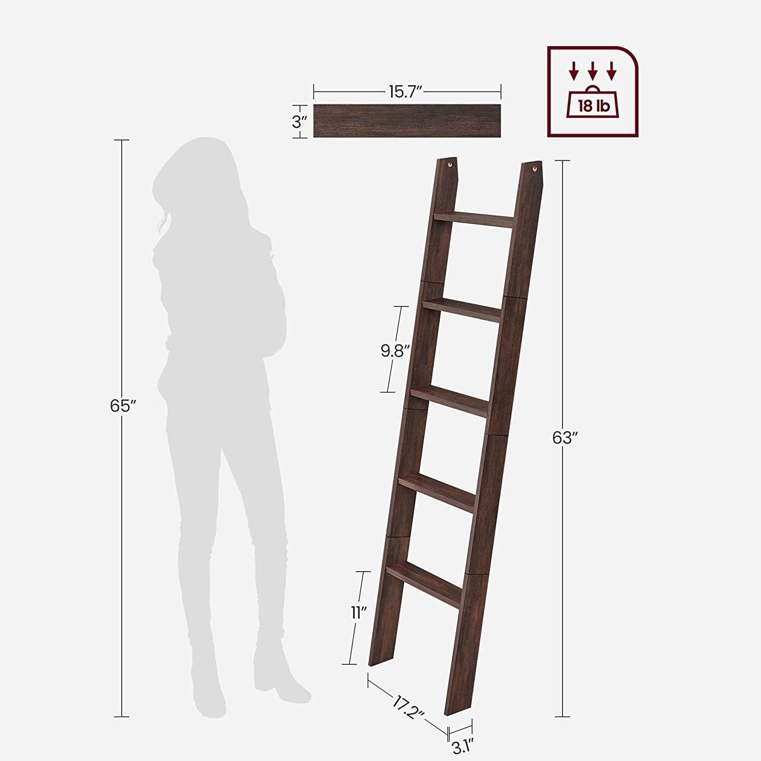 Decorative Farmhouse Blanket Ladder FredCo