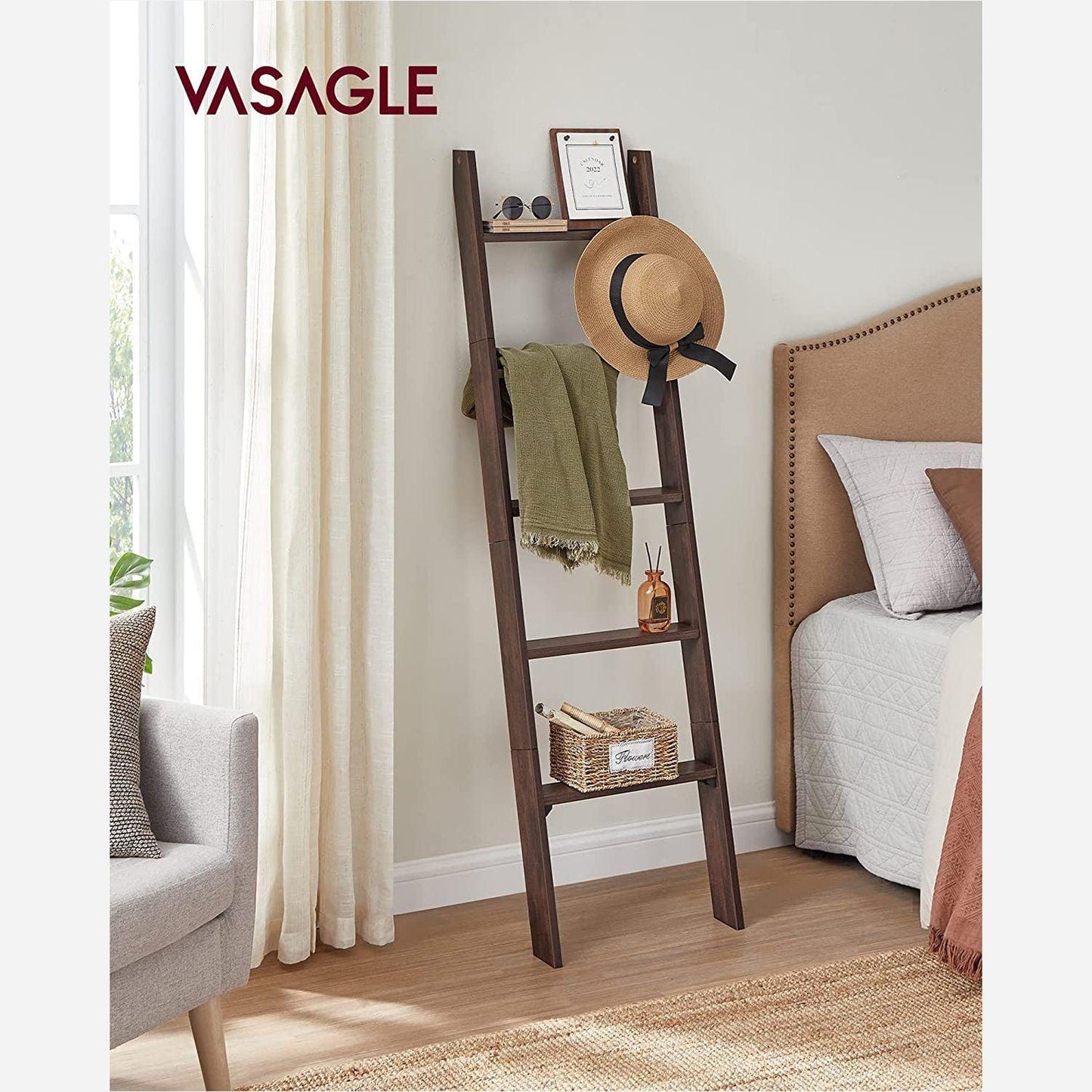 Decorative Farmhouse Blanket Ladder FredCo