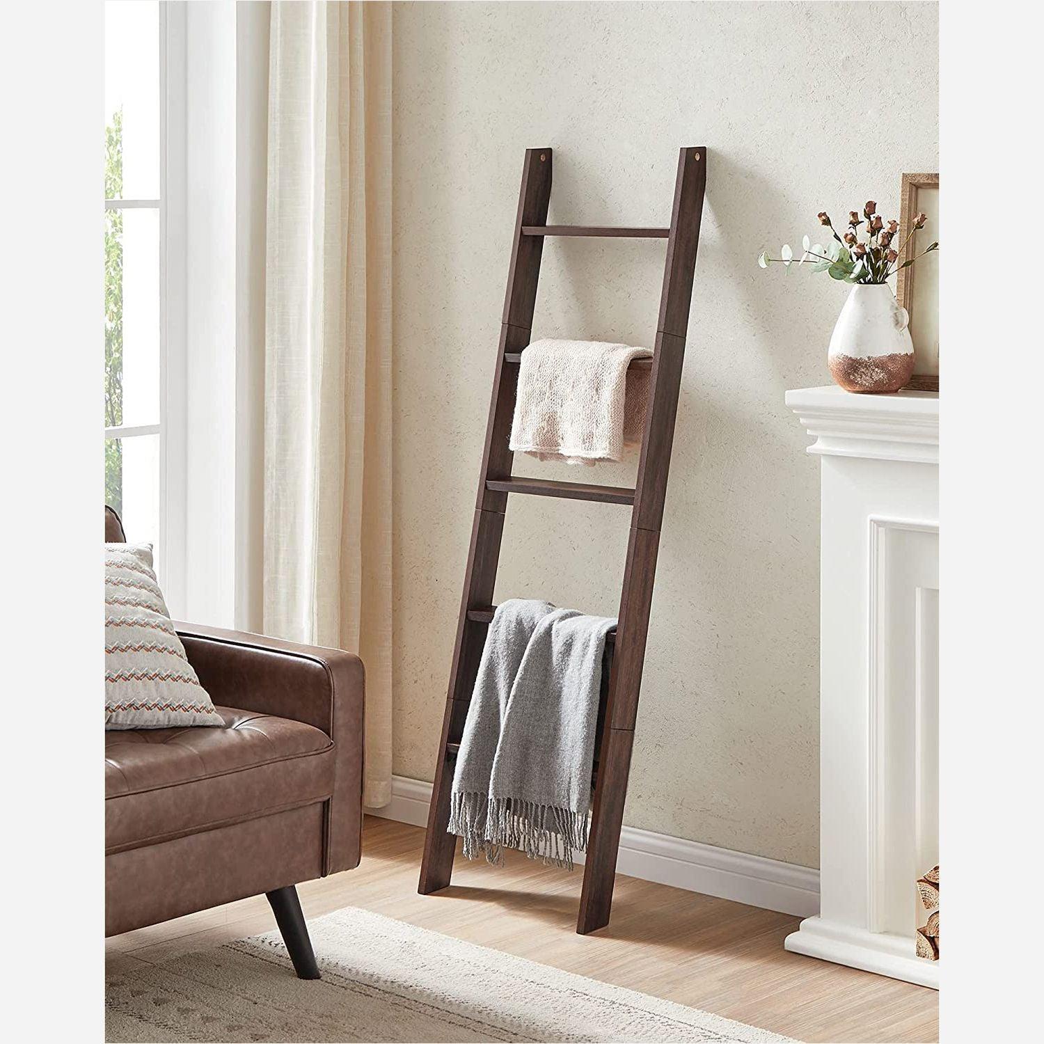 Decorative Farmhouse Blanket Ladder FredCo