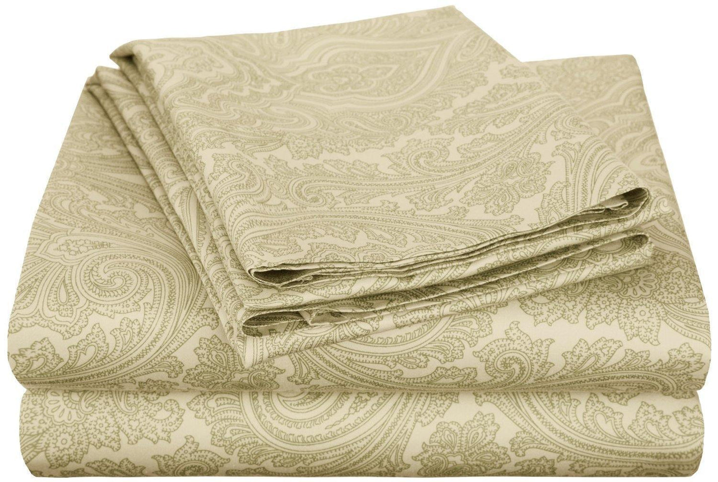 Decorative Italian Paisley Cotton-Rich Sheet Set FredCo