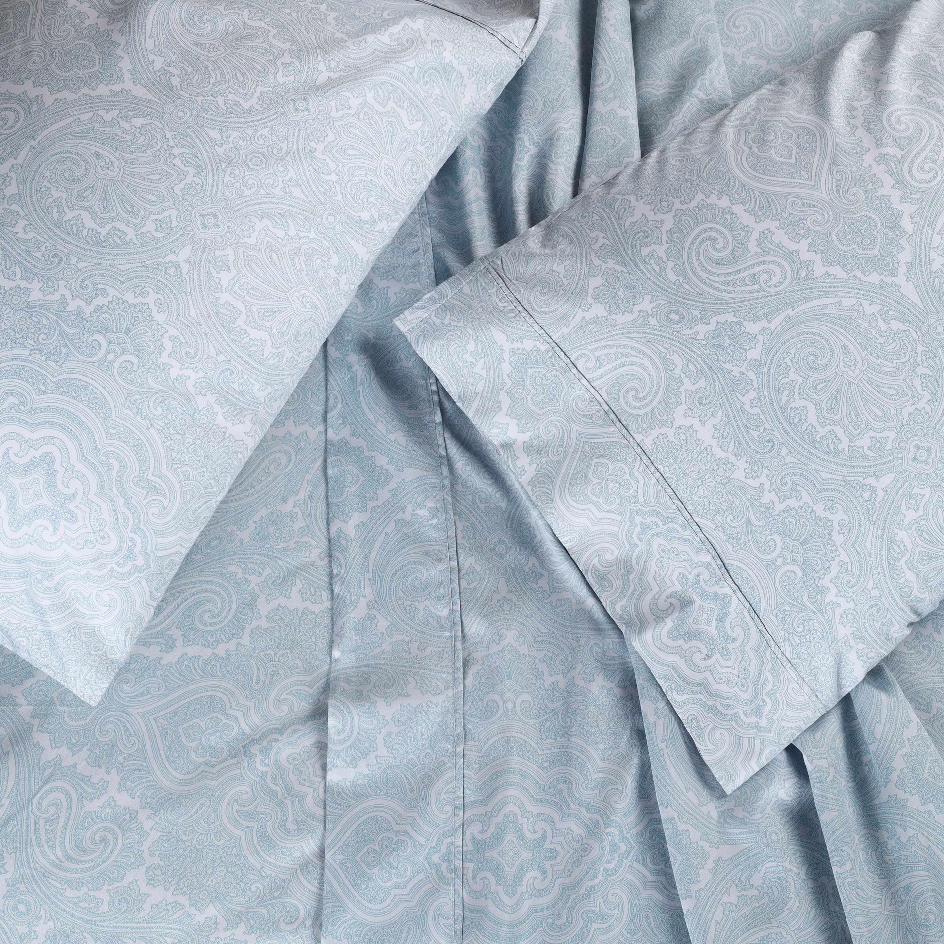 Decorative Italian Paisley Cotton-Rich Sheet Set FredCo