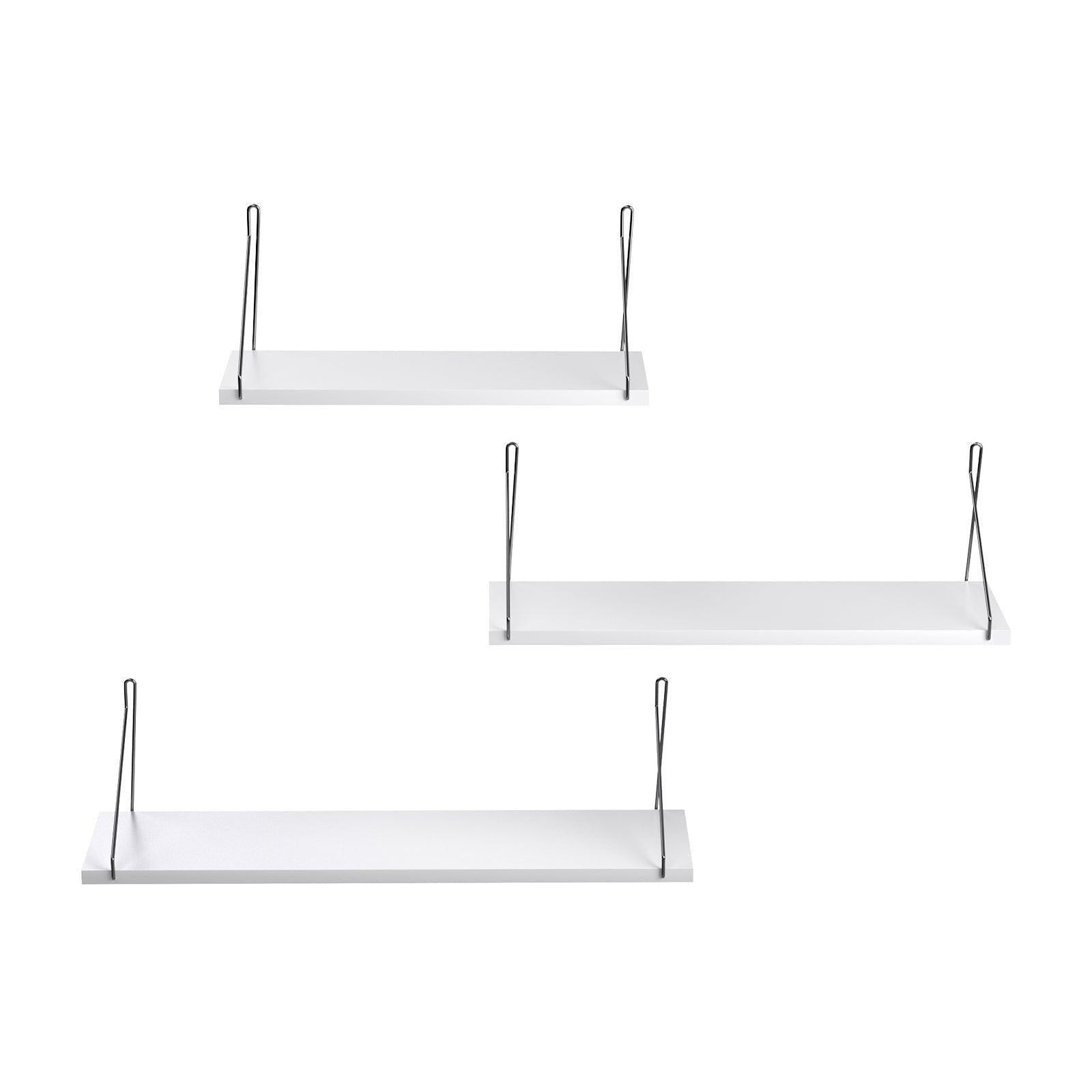 Decorative Wall Shelves Set of 3 FredCo
