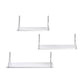 Decorative Wall Shelves Set of 3 FredCo