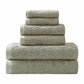 Denim Wash Cotton Ultra-Plush Jacquard Absorbent 6-Piece Towel Set FredCo