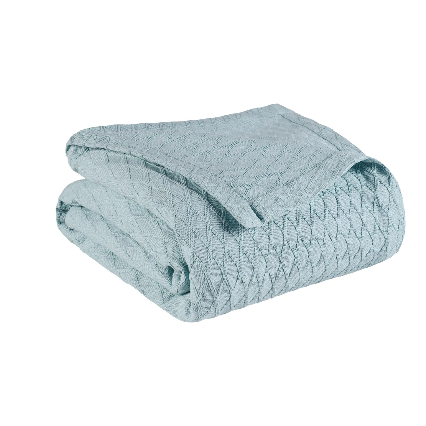 Diamond All-Season 100% Cotton Thermal Woven Blanket FredCo