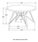 Dining Table 5 PC Set 193801-S5 Coaster FredCo