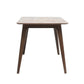Dining Table Solid Wood Legs, Walnut FredCo