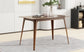 Dining Table Solid Wood Legs, Walnut FredCo