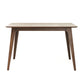 Dining Table Solid Wood Legs, Walnut FredCo