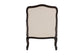 Dion Traditional French Cream Fabric and Wenge Brown Finished Wood Accent Chair FredCo