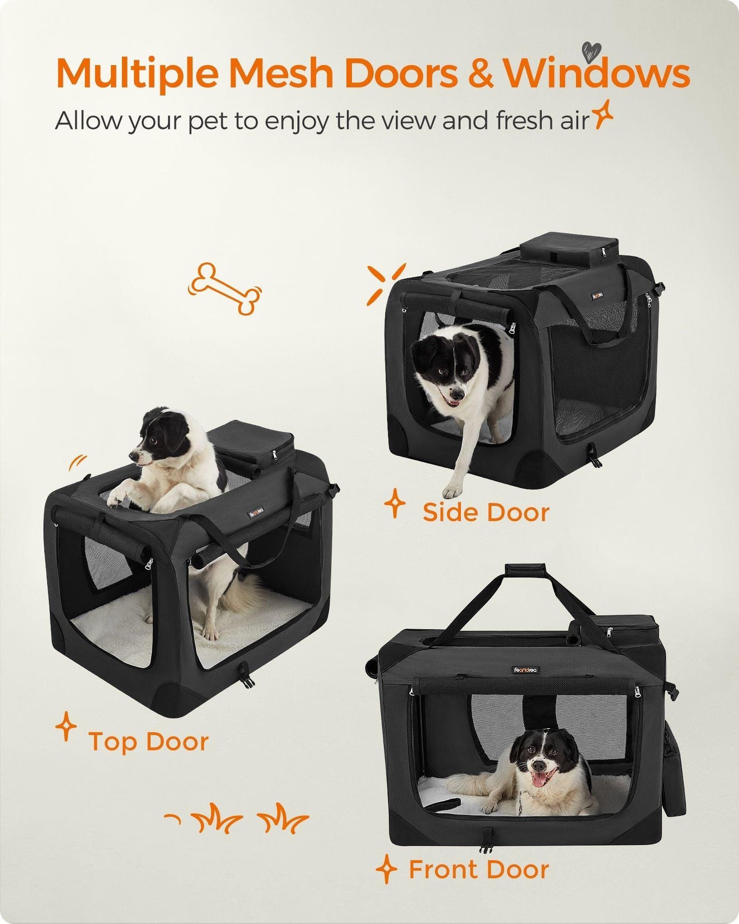 Dog Carrier XL, Black FredCo