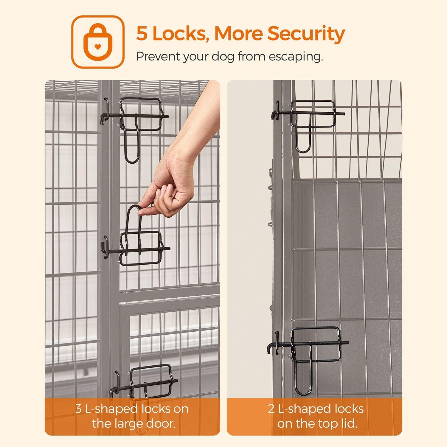Dog Crate 42.1 x 27.6 x 29.5 Inches FredCo