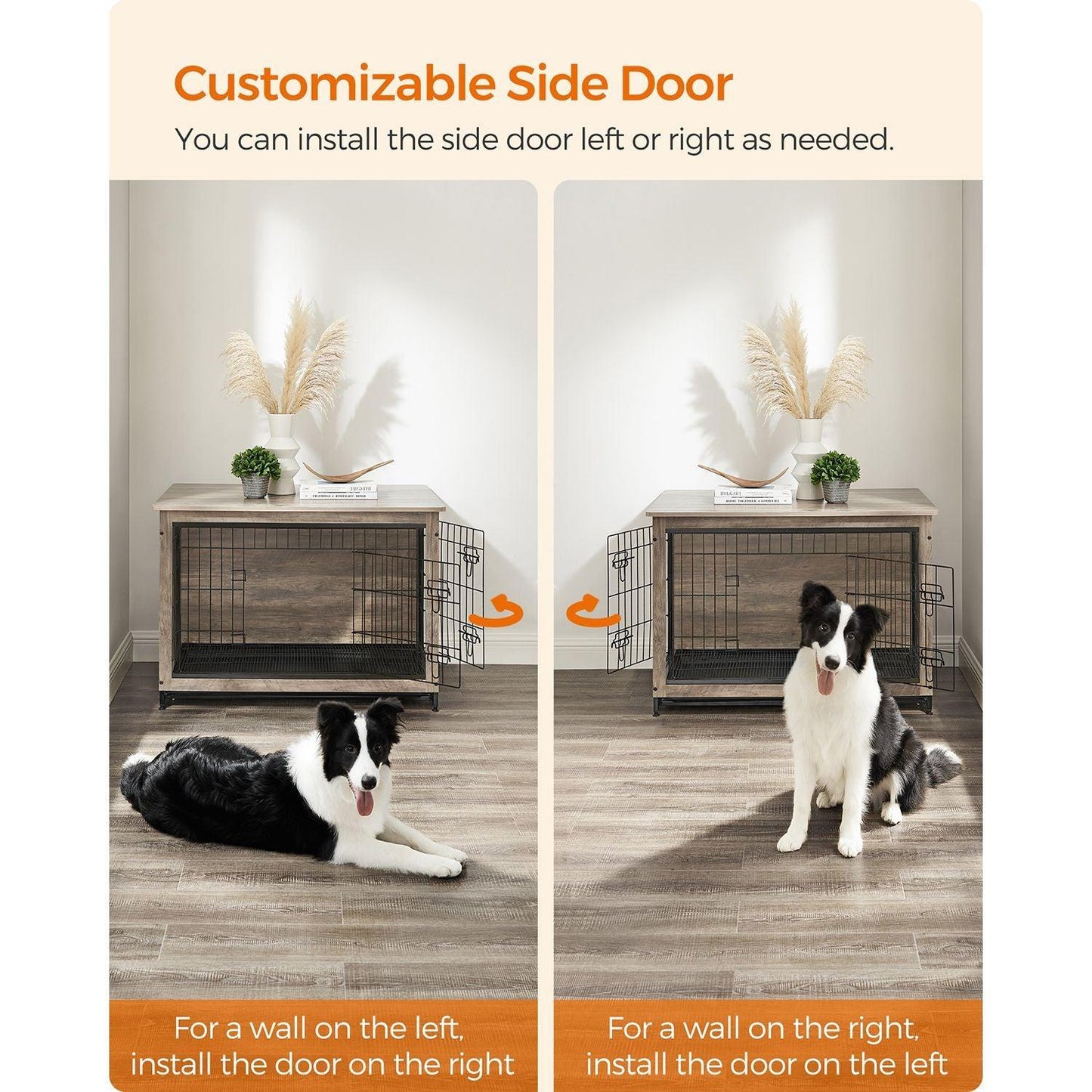 Dog Crate Furniture Greige FredCo