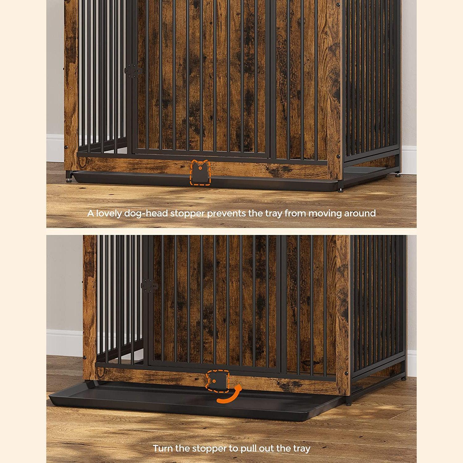 Dog Crate Furniture with 2 Doors FredCo