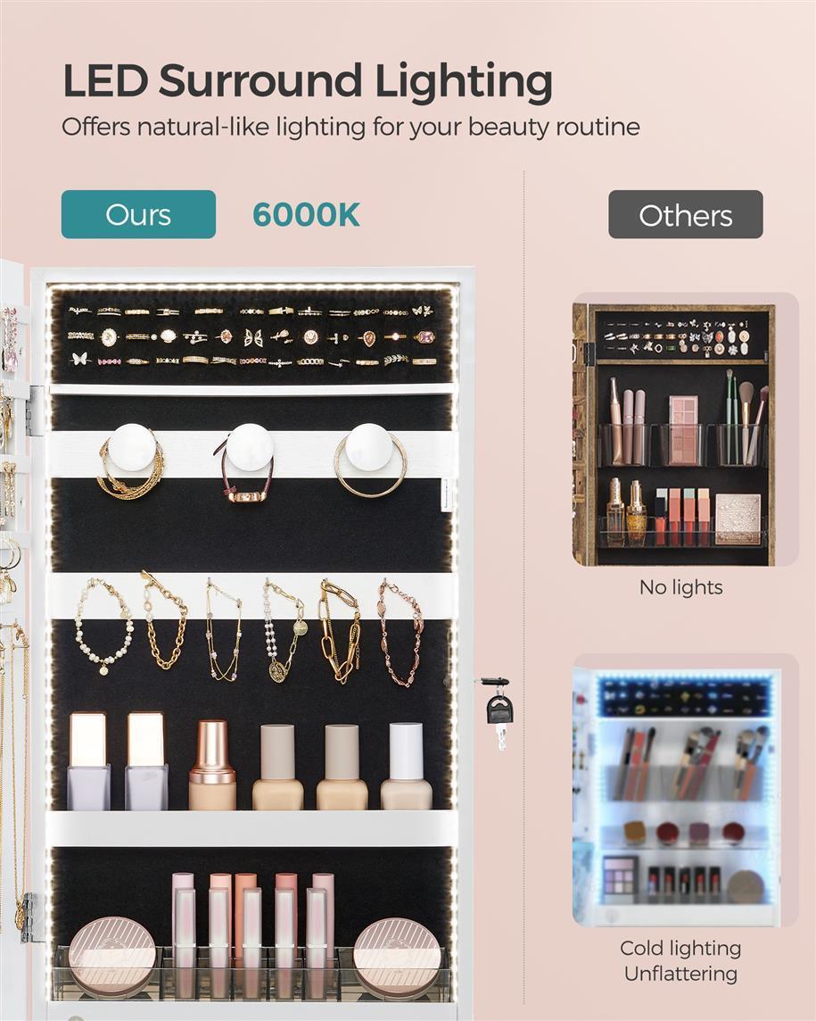 Door Mounted Jewelry Armoire FredCo