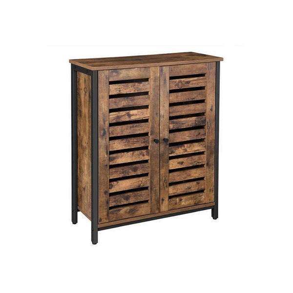 Double Louvered Doors Cabinet | FredCo