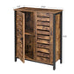 Double Louvered Doors Cabinet FredCo