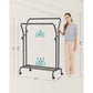 Double-Rod Clothing Rack with Wheels FredCo