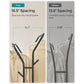Double-Rod Clothing Rack with Wheels FredCo