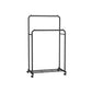 Double-Rod Garment Rack Black FredCo