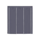 Double Rod Storage Wardrobe Grey FredCo