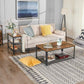 Double Shelves Side Table FredCo
