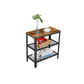 Double Shelves Side Table FredCo