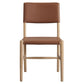 Dover Wood Vegan Leather Dining Side Chairs Set of 2 by Modway EEI-7240 FredCo