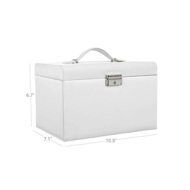 Dual Case Jewelry Organizer White FredCo