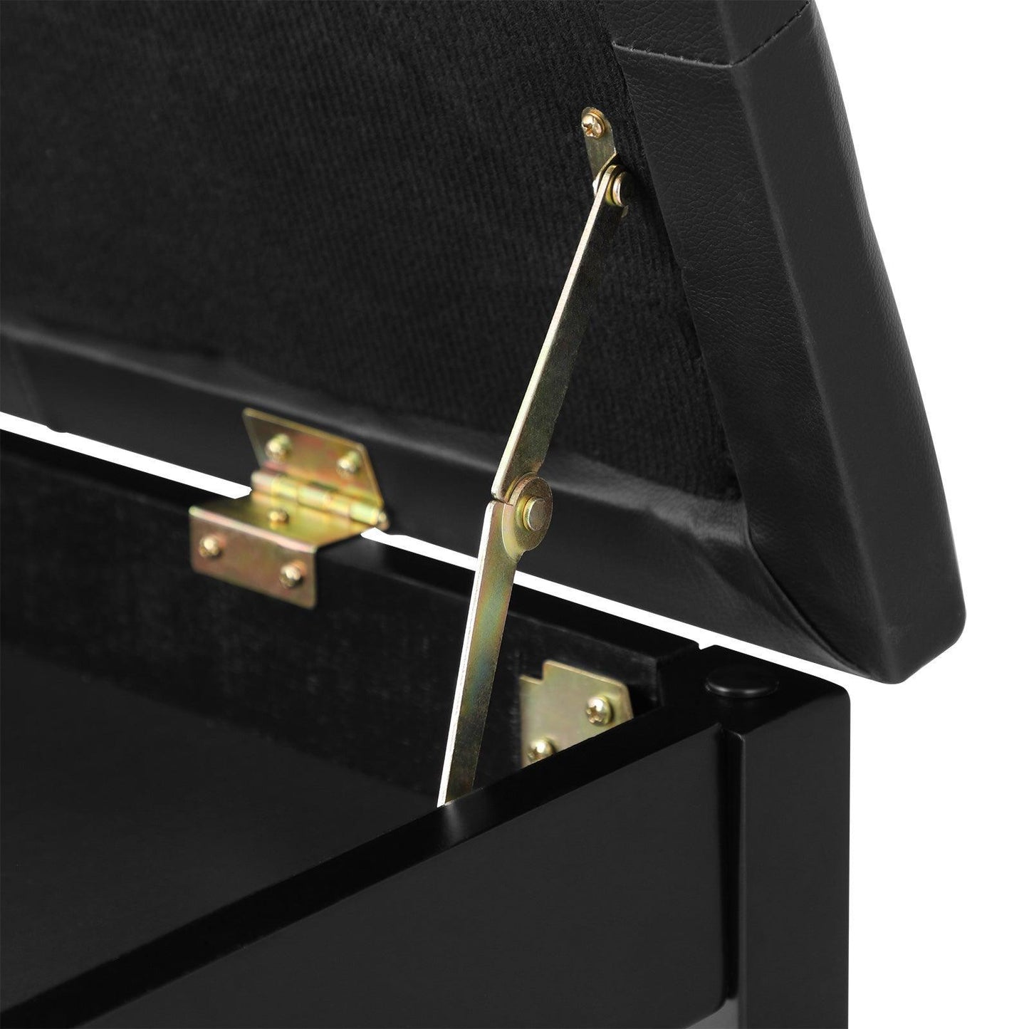 Duet Piano Bench with Padded Cushion and Storage Compartment FredCo