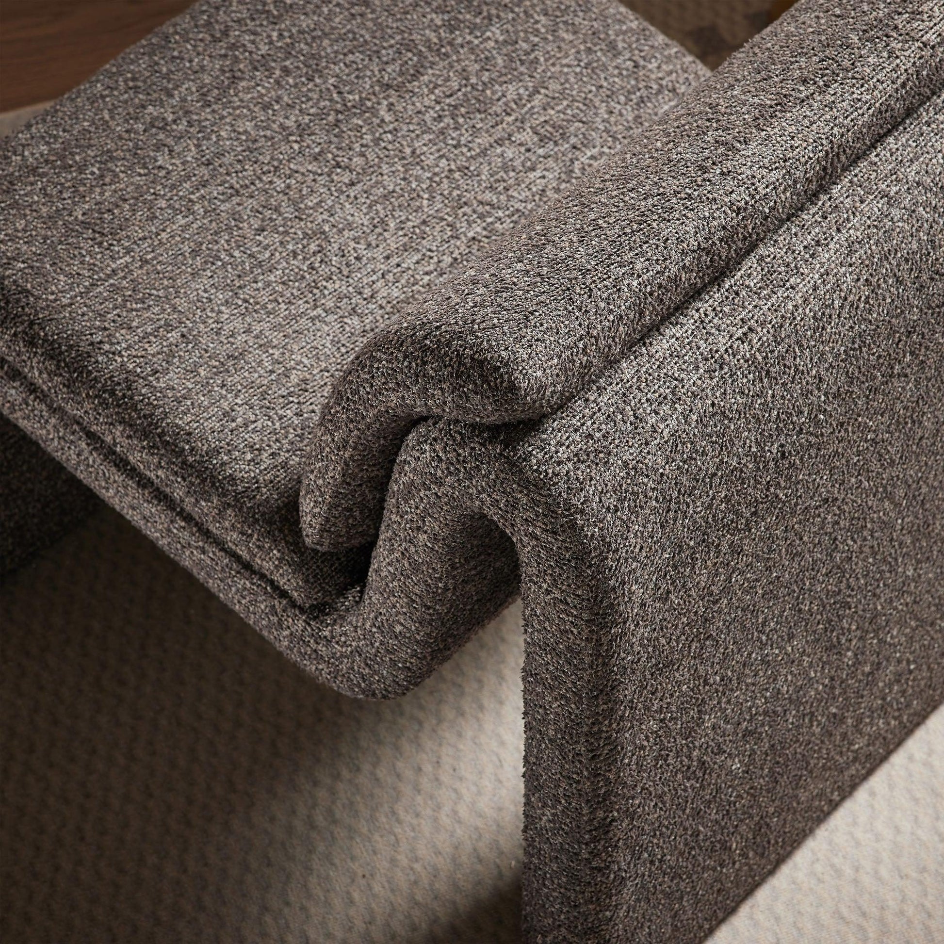 Dune Boucle Upholstered Armless Accent Chair by Modway FredCo