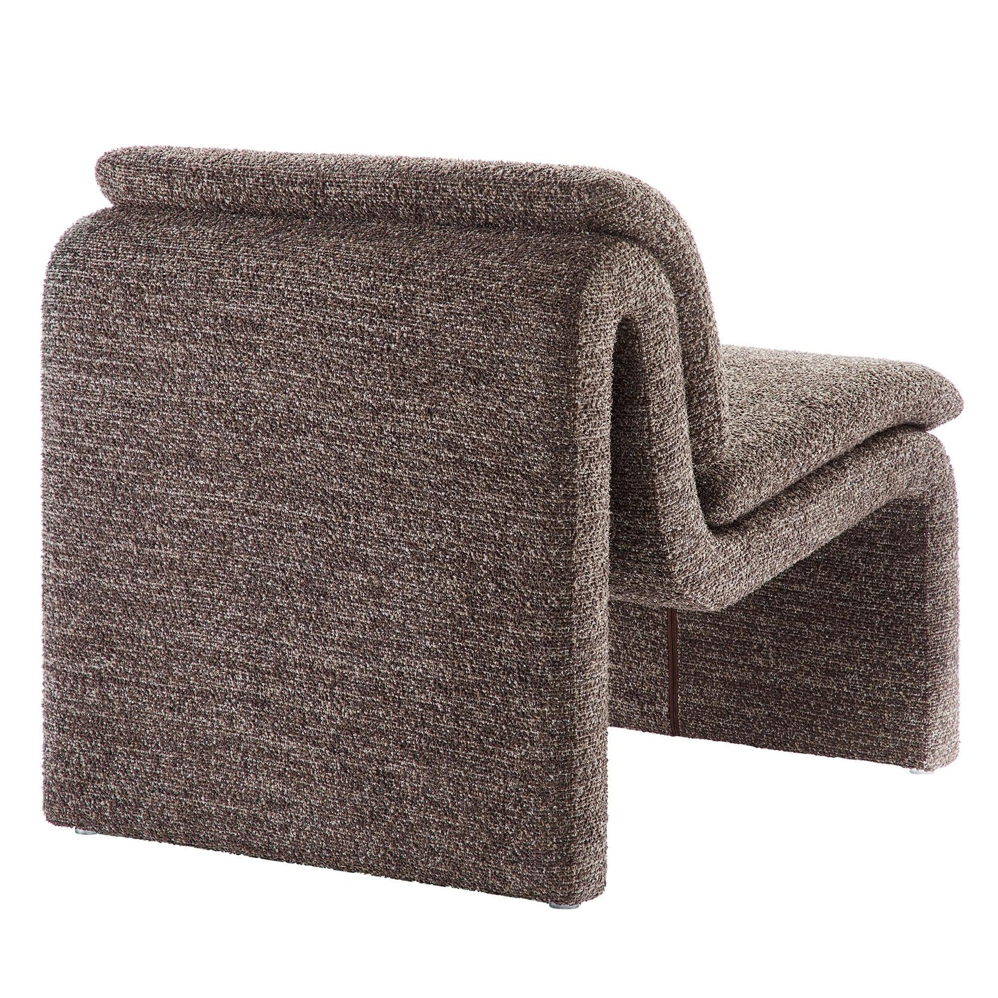 Dune Boucle Upholstered Armless Accent Chair by Modway FredCo