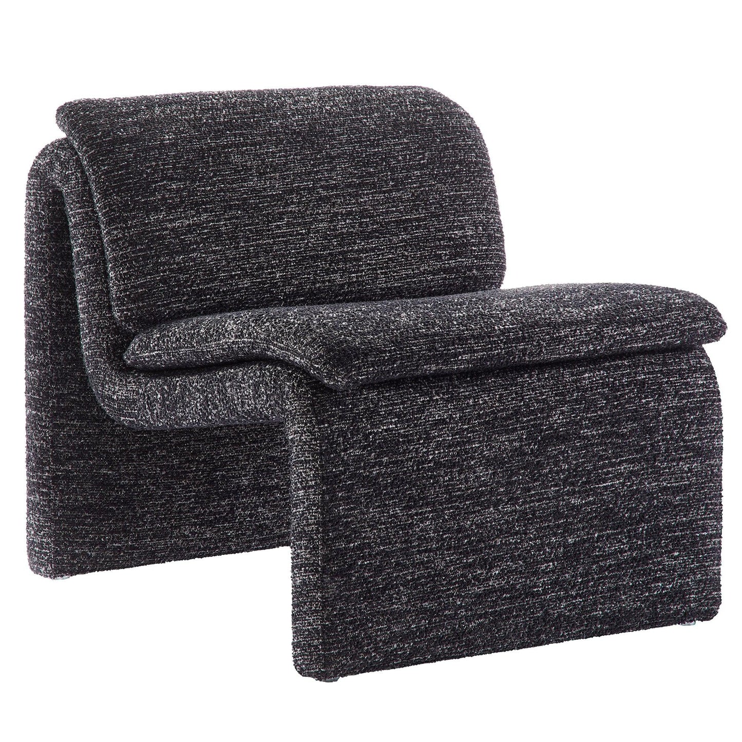 Dune Boucle Upholstered Armless Accent Chair by Modway FredCo