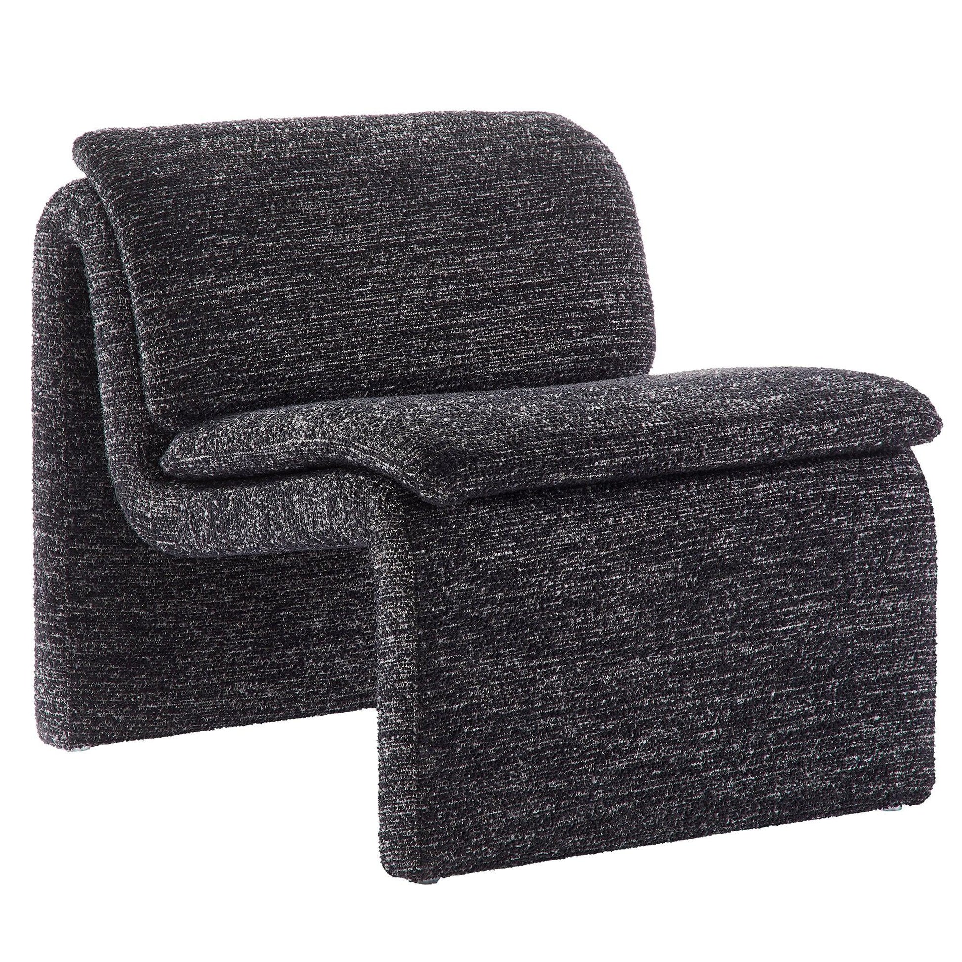 Dune Boucle Upholstered Armless Accent Chair by Modway FredCo