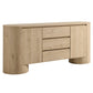 Duval 71" Rounded Sideboard Storage Cabinet by Modway FredCo