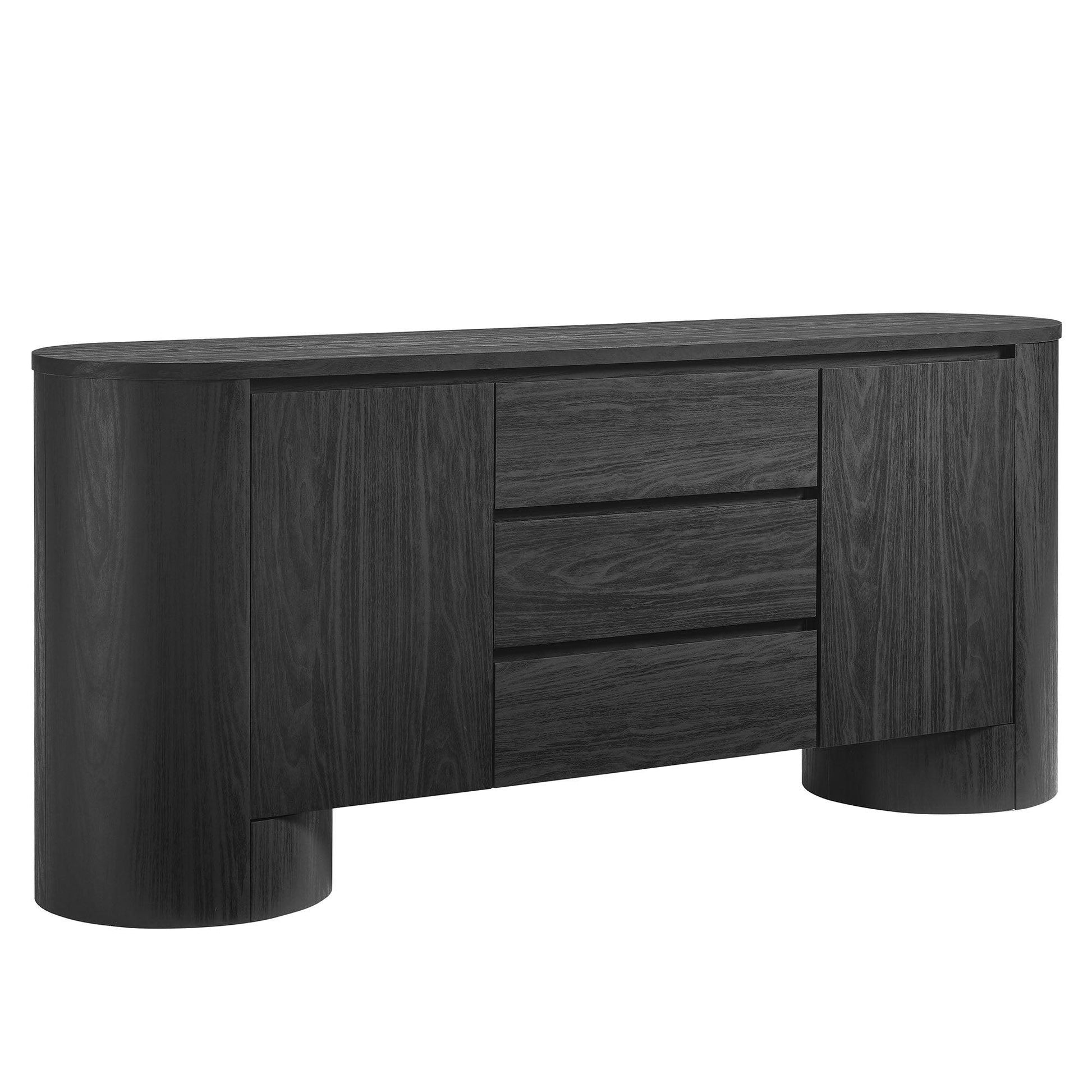 Duval 71" Rounded Sideboard Storage Cabinet by Modway FredCo