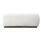 Kelvin Ivory Boucle Bench FredCo