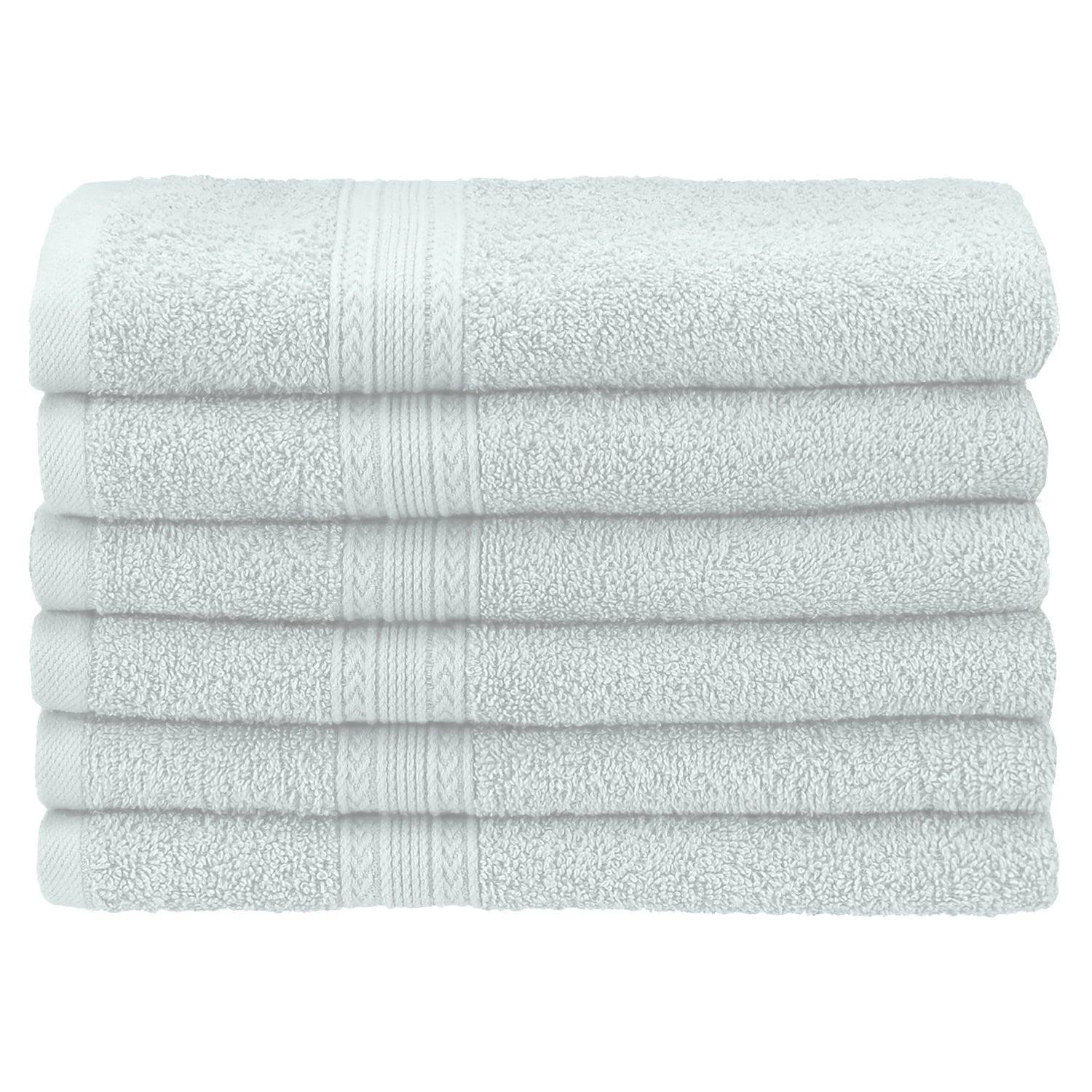 Eco-Friendly 100% Cotton Ring-Spun 6-Piece Hand Towel Set FredCo