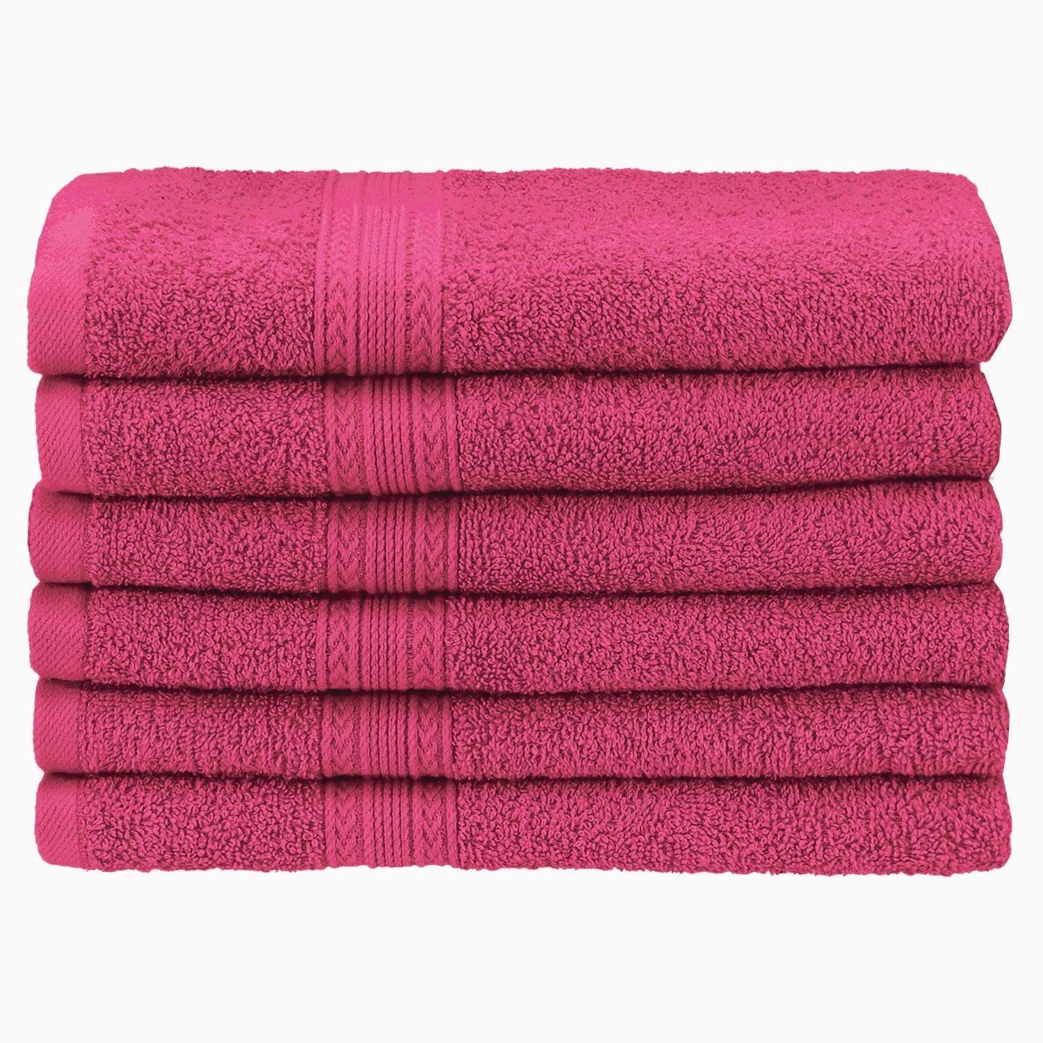 Eco-Friendly 100% Cotton Ring-Spun 6-Piece Hand Towel Set FredCo