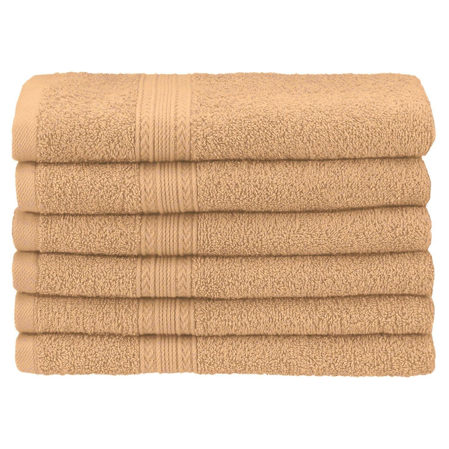 Eco-Friendly 100% Cotton Ring-Spun 6-Piece Hand Towel Set FredCo