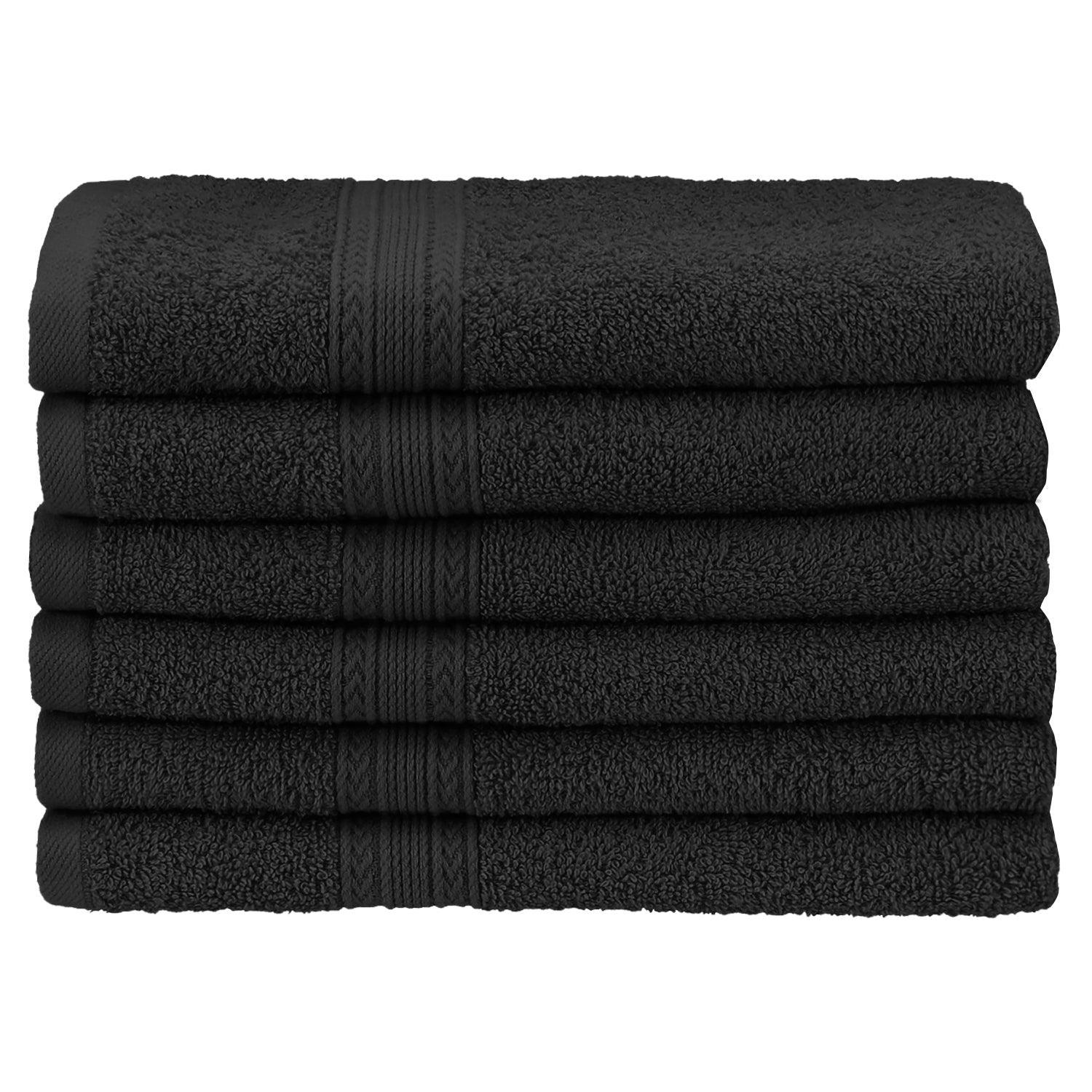 Eco-Friendly 100% Cotton Ring-Spun 6-Piece Hand Towel Set FredCo