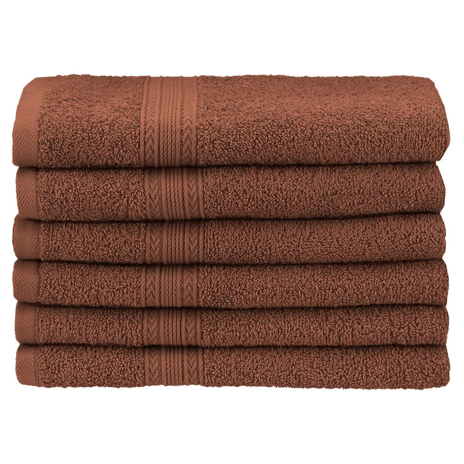 Eco-Friendly 100% Cotton Ring-Spun 6-Piece Hand Towel Set FredCo
